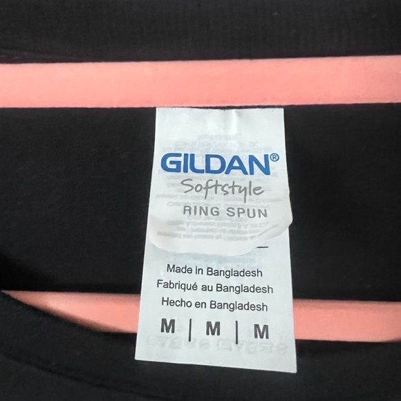 Black T-Shirt with Gold Batman Logo - Picture 5 of 7